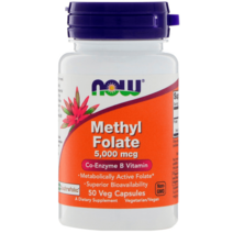 나우푸드 메틸 천연엽산 5000mcg 50정, 1개
