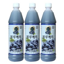청솔 블루베리 음료베이스 835ml / 과일원액, 3개