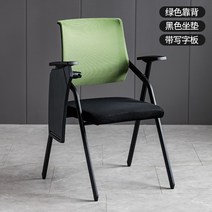 일체형 책상 강의실 의자 학원용 교실 책걸상 1인용, 그린