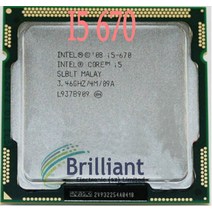 I5 670 CPU 코어 i5-670 데스크탑 4M 3.46GHz 리퍼 분해 프로세서, 한개옵션0
