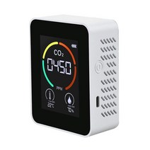 미세먼지 악취 복합 가스 측정기 포름알데히드 CO2 농도 다기능 디지털 온도 습도 테스터 이산화탄소 감지기 공기 품질 모니터 PM 2 29, 협력사, 3 in 1 흰색