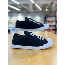 컨버스 잭 퍼셀(슬립 온) 블랙 로우 캔버스화 CONVERSE JACK PURCELL (SLIP ON) BLACK OX 570483C