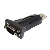 USB 2.0 RS232 직렬 DB9 어댑터 Windows 2000/XP MAC OS 9X, 64x33x15mm, 블랙, 플라스틱 금속