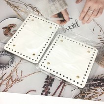 가죽공예부자재 가죽공예재료 스퀘어 가죽 바닥 셰이퍼 가방 쿠션 패드 어깨 핸드백 만들기, [02] 18cm-13cm, [03] white