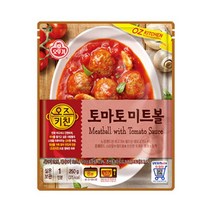 오뚜기 오즈키친 토마토미트볼 즉석 아이반찬 밥반찬 술안주 캠핑 간편상차림 자취템 250G, 1개