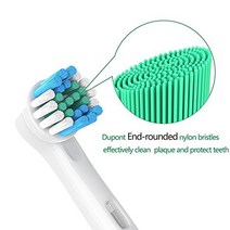 오랄-B 전동 칫솔 어드밴스 파워/프로 헬스/트라이엄프/3D 엑셀/활력 정밀 클린 교체용 브러시 헤드 8 개