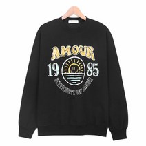 스콰즈 맨투맨 SMOR032 4COLOR 남여공용 오버핏 긴팔티 시밀러룩