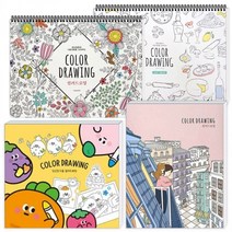 [핑크풋] 컬러드로잉 컬러링북 모음 어른 색칠공부, 12_13000컬러드로잉펜세트(12색