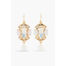 BEN-AMUN 벤 아문 24-karat gold-plated crystal and stone 귀걸이119105