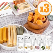 한입뚝딱 프리미엄 강아지 애견 덴탈간식 껌 모음 x3, 10.기능성 덴탈껌 피부 70g x3개