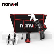 충전식 전기톱 무선 미니 호환 NANWEI 리튬이온 이온 왕복 톱 강철 파이프 철근 야외 트리밍 목재 플라스틱, 04 NW5198-1HAA