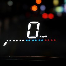 자동차 안전운전 HUD 헤드업 디스플레이 OBD GPS겸용, 단품