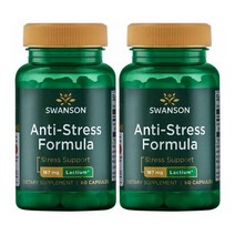 Swanson 안티 스트레스 락티움 (Lactium) 167mg 60정 2팩
