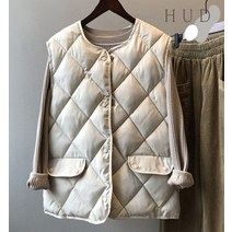 휴드 셀딘 다이아 경량 패딩 베스트 조끼