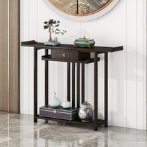 거실 인테리어장식장 복도 현관 서랍장 테이블 센스있는 모던 미니콘솔 엔틱 고급진 화장대, 조립하다., 심플99롱