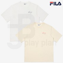 휠라 공용 여름 비치코밍 친환경 반팔티 FS2RSE2114X