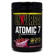 유니버셜뉴트리션 아토믹 7 BCAA 퍼포먼스 서플먼트 블랙 체리 밤, 1kg, 6개