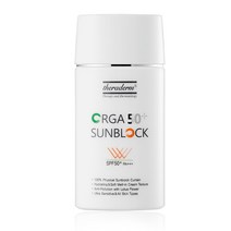 쎄라덤 오가50 썬블럭 SPF50+ PA+++ 40g 백탁현상없는 학생 남성썬블럭, 1개