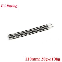 스트레인게이지 저항성 박막 압력 센서 유연한 힘 감지 저항기 로드 셀 변환기 모듈 arduino용 45718110mm 16, 1개, 110mm