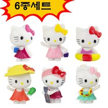 양신그룹 차량용장식 헬로키티 Hello Kitty 6종세트