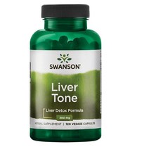 스완슨 Swanson Liver Tone Formula 300mg 리버 톤 120캡슐 1팩, 1개, 1
