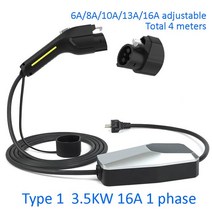 전기차 급속 충전기 전기 자동차용 EVSE 충전 케이블 2 타입 1 EV 모드 3.5KW 7KW 11KW 22KW 16A 32A, [05] Type1  16A 1 phase