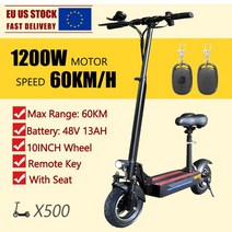 전동킥보드 70 km/h 고속 전기 스쿠터 성인 2400w 강력한 킥 듀얼 모터 모노패티노 elettrico 유럽 창고, 01 48V 1200W 13AH