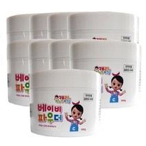 캐리와 장난감친구들 토닥 베이비파우더 (무석면 안심파우더), 9개, 100ml