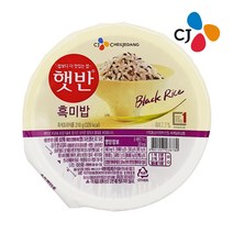햇반 흑미밥 작은공기, 130g, 36개