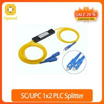 SC UPC 1X2 Ftth PLC 싱글 모드 광섬유 분배기 FBT 광 커플러, 한개옵션0