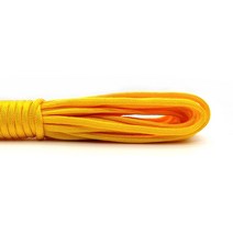 550 파라코드 낙하산 코드 랜야드 텐트 로프 가이라인 밀 스펙 타입 III 7 가닥 50FT 100FT 하이킹 캠핑용 208 색상, YELLOW+5 meters