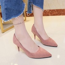 [최저가]스웨이드 가보시 펌프스힐 킬힐 4color 11cm