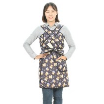 알짜맘 포근한 누빔 포대기, 엑스자8부-네이비곰