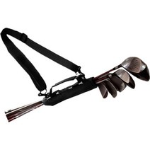 FINGER TEN 골프 클럽 가방 남성용 여성용 볼 파우치 팩 포함/미포함 드라이빙 레인, 1 Pack In Black