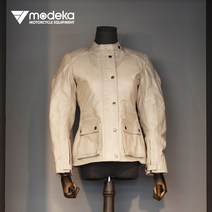 modeka 빈티지 가죽 자켓 Denso 덴소 레이디 여성용 오토바이 자켓