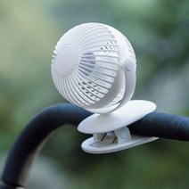 아기 유모차 무선 선풍기 미니 휴대용 집게형 클립 소형 캠핑 집게 탁상용 거치대 탁상, R99348W(화이트
