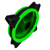 [티테크놀로지] LED 120mm 쿨링팬 컴퓨터 저소음 케이스 튜닝 시스템 쿨러 그린[CM-RGB120-GR]