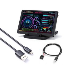 세로모니터 휴대용모니터 세로모니터 휴대용모니터 5인치 IPS 컴퓨터 디스플레이 모니터 CPU GPU RAM HDD U, 01 Style A