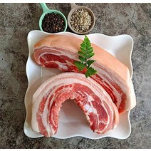 냉삼 에어프라이어오겹살 고원돈 1kg 캠핑고기 에어프라이어오삼겹 통오겹살, 2.5cm