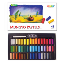 문교 사각파스텔, 48색, 17개