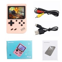 가정용게임기 레트로 고전 옛날 오락기 콘솔 더블 핸드 게임 플레이어 배터리 3.0 인치 LCD 내장 400 비디오 이 선물 클래식 Videoconsolas, N 500 Games