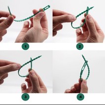 플라스틱 식물 타이 재사용 가능한 패스너 온실 재배 키트 정원 나무 토마토 덩굴 등반 다기능 클립 200, 01 13cm_05 200pcs