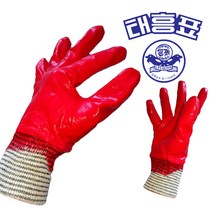 신성메이저글러브 빨강 완코팅 메리야스 장갑 100켤레 코팅장갑 태흥표, 레드, 100세트