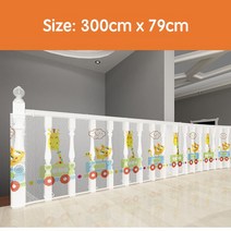 계단 난간 안전 그물망 2m3m4.5m 계단용 안전망 두꺼운 미세 메쉬 발코니 보호망 어린이 보호 아기 출입구 게이트, [02] 300 79 cm