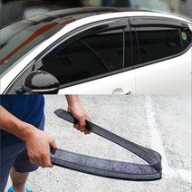 PC썬바이져 부러지지않는 윈도우선바이저 빗물차단 비막이, 뉴SM5/임프레션(05~10년1월), 르노삼성