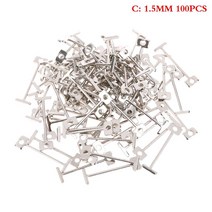 100pcs 샘플 타일 수평 조절 시스템은 강철 바늘 장치 정리 도구 건설 대체 할 수 있습니다 09/12/15mm, 03 15mm 100pcs