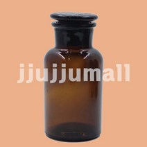 연구실 과학실 넓은입구 갈색 시약병 500ml 실험수업 연구교재 연구교구 실험실 실험기자재 과학교구, 1개, 시약병 100ml