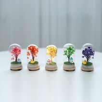 드라이플라워 프리저브드 안개꽃 유리돔만들기 diy 수업재료, 미니안개꽃유리돔만들기DIY, 보라