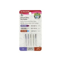 범용 재봉틀 미싱 Heavy Duty Needles 5 Set for Singer Brother Kenmore