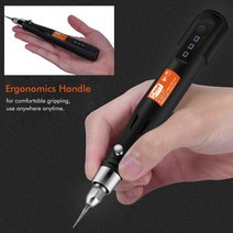미니 그라인더 핸디형 충전식 무선 전동 연마 광택 15000rpm USB 조각 펜 미니 전기 그라인더 드릴 로타리, 한개옵션0